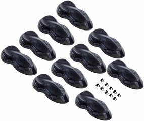 10PCS ABS Car Display Speed Shapes for auto Painting Wrapping Sample Exhibition Display Black