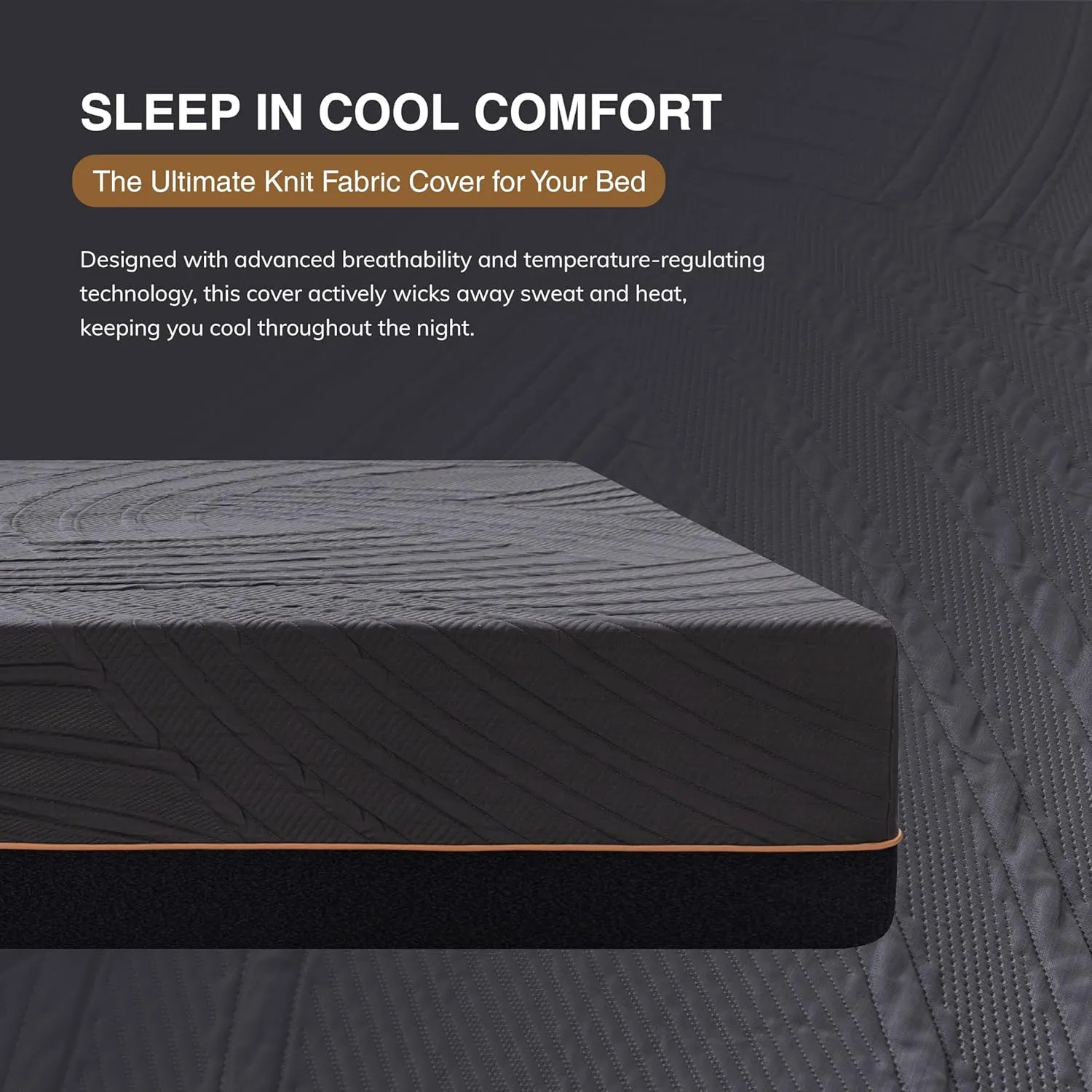 14 Inch King Size Memory Foam Mattress in a Box, Copper-Infused Aerofusion Foam & Cooling Fabric Cover, Firm King Mattress, Fiberglass-Free, CertiPUR-US Certified, 76”x80”x14”