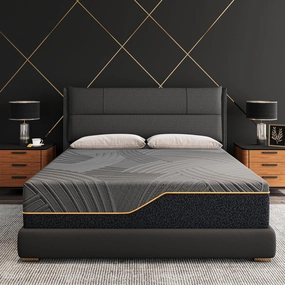 14 Inch Queen Size Memory Foam Mattress in a Box, Copper-Infused Aerofusion Foam & Cooling Fabric Cover, Firm Queen Mattress, Fiberglass-Free, CertiPUR-US Certified, 60”x80”x14”