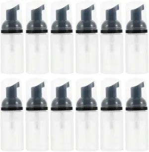 15Pcs Foam Dispenser Bottle Foaming Pump Bottle Empty Foam Liquid Bottle Refillable Foam Dispenser Plastic Press Bottles for Body Lotion Travel Shampoo 50ml Lash Wash