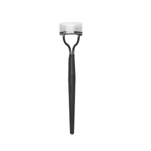 1pc Eyelash Separator Metal Teeth Foldable Eye lash Curler Beauty Makeup Stainless Eyelashs Brush Comb Mascara Curl Make up Tool(B-black)