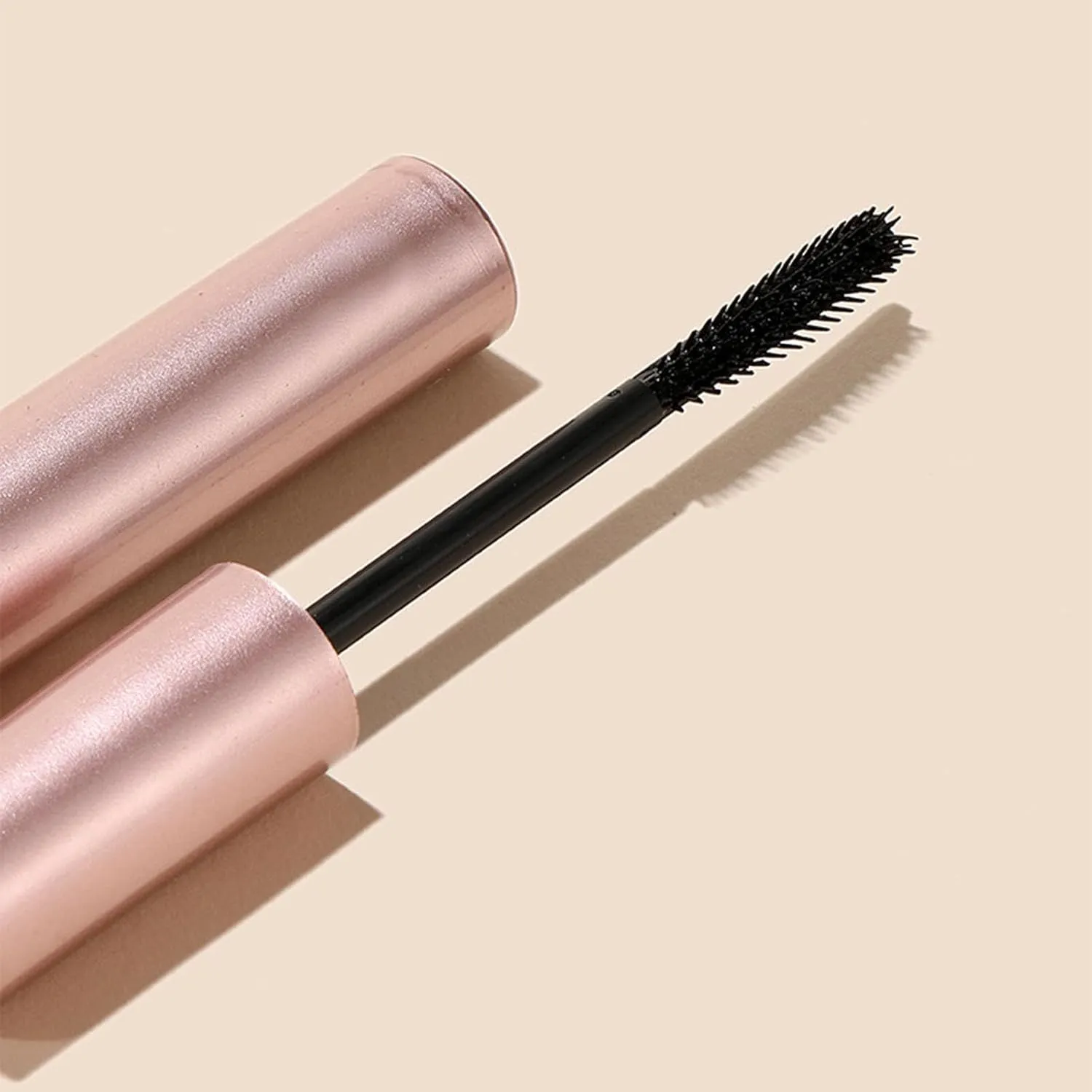 2 Packs Relaxrich Mascara, 2025 New Waterproof & Sweatproof Lengthening & Curling Mascara, Long-Lasting Smudge-proof Metal Wand (Black, 2 Pack)