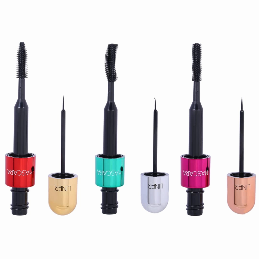 2 in 1 Lasting Dip Liner and Mascara by Romantic Beauty (Full Set (3 PIeces))