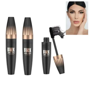 2PCS 4D Silk Fiber Mascara my amazing lash mascara Waterproof mascara black volume and length for Long, Full lashes that Last All Day