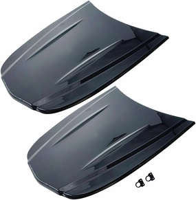 2PCS ABS Plastic Car Display Speed Shapes Custom Paint Display Hood Sample Exhibition Display Black