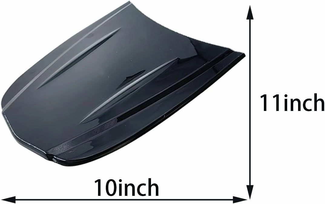 2PCS ABS Plastic Car Display Speed Shapes Custom Paint Display Hood Sample Exhibition Display Black
