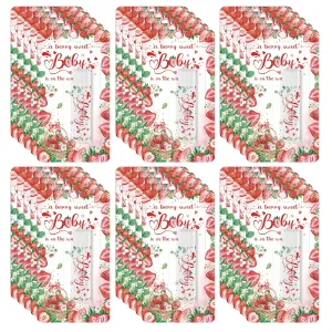 30 Pack Strawberry Baby Shower Games Lip Balms Bulk Games Prizes Party Gifts for Guests Friends Gender Reveal Favors Decorations Souvenirs Baby Gift Bags Stuffers(Strawberry)