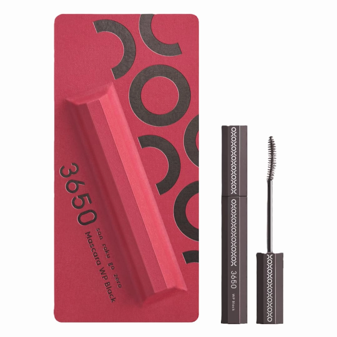 3650 Waterproof Mascara | Smudge-Proof, Sweat-Resistant, Long-Lasting Curling Mascara | Hypoallergenic, Cruelty-Free (Black)