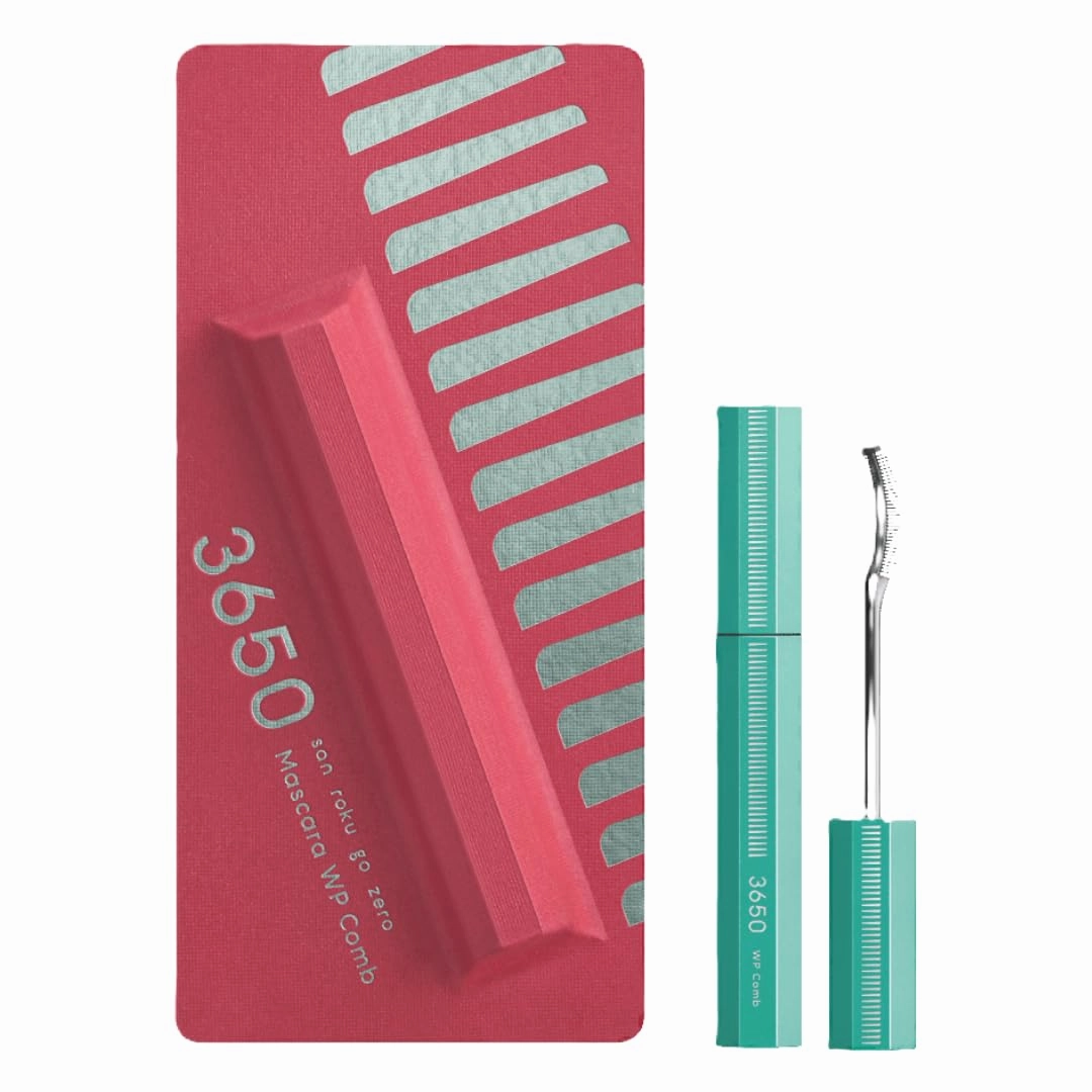 3650 Waterproof Mascara Volume and Length | Smudge-Proof, Sweat-Resistant, Long-Lasting Curling Mascara In Black | Unique Comb-type Applicator