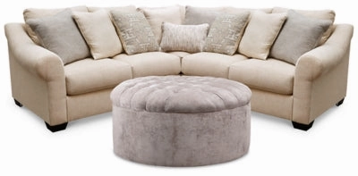 3-Piece Sectional with Ottoman