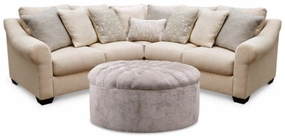 3-Piece Sectional with Ottoman