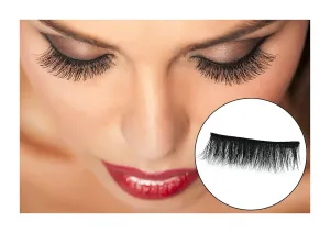 3D Professional Reusable Dual Magnetic False Eyelashes 1 Pair (4 pieces) Natural Black