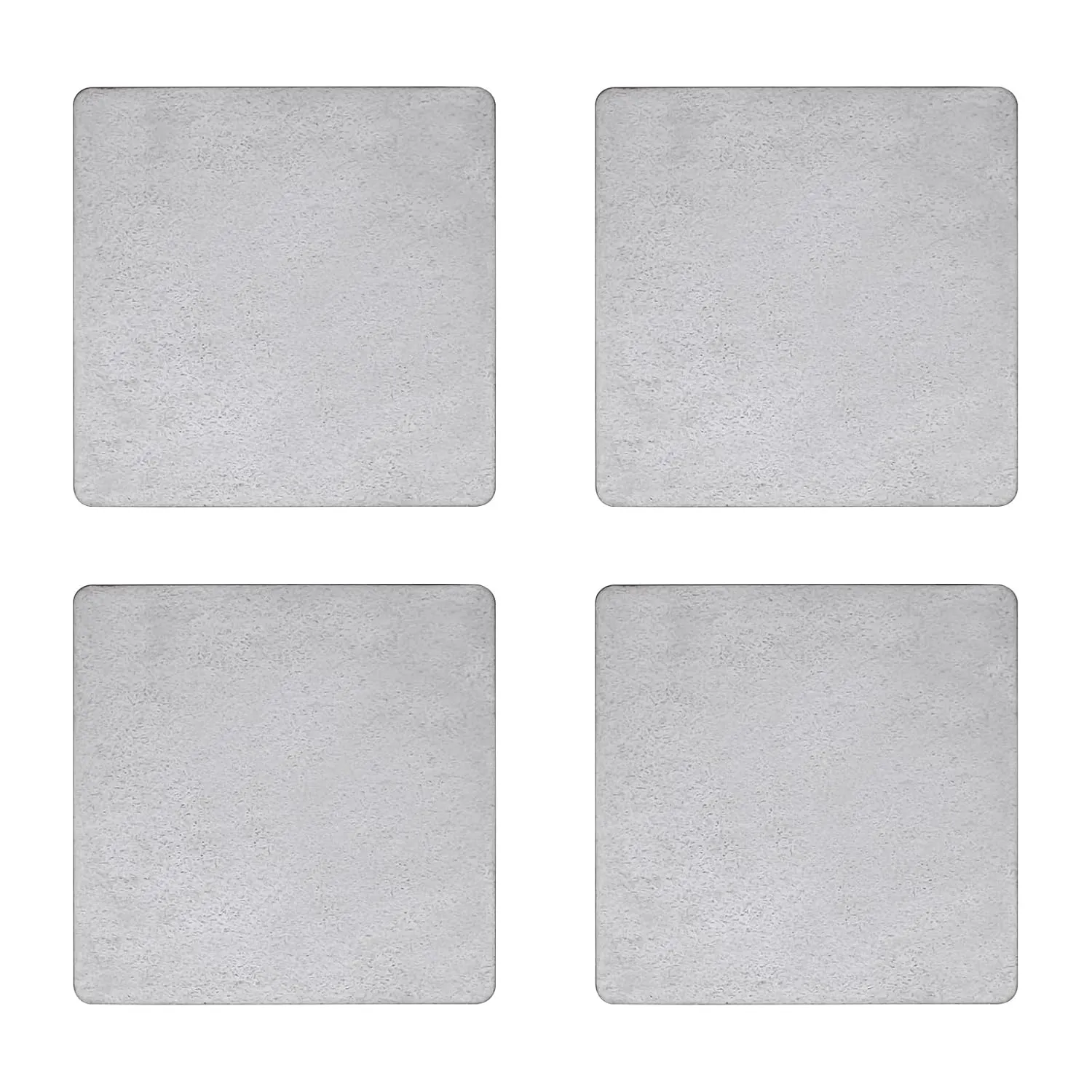 4 Pcs 6" x 6" A36 Steel Plate - Hot Rolled, Laser Cut, Weldable & Paintable - Ideal for Industrial & DIY Projects