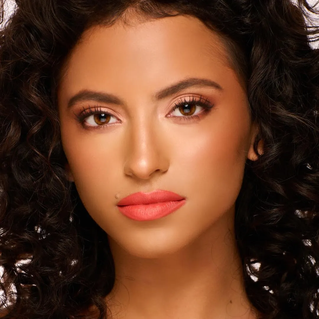 4Ever Haute Lipstick – Coral Lipstick Long Lasting, Bold Satin Finish, Vegan, Cruelty-Free - Clean & Natural, Travel-Friendly Lip Color (Reservations)