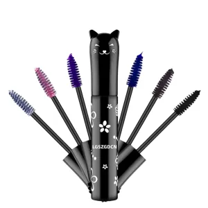 6 Colors Lashes Mascara Eyes Waterproof Fast Dry Eyelashes Curling Lengthening Makeup Eye Lengthening, Lifting, Curling Kit Gift Set