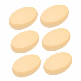 6pcs Oval Dual-use Powder Puff Premium Makeup Sponges for Smooth Foundation Application Lightweight and Gentle for Skin for All Face Curves