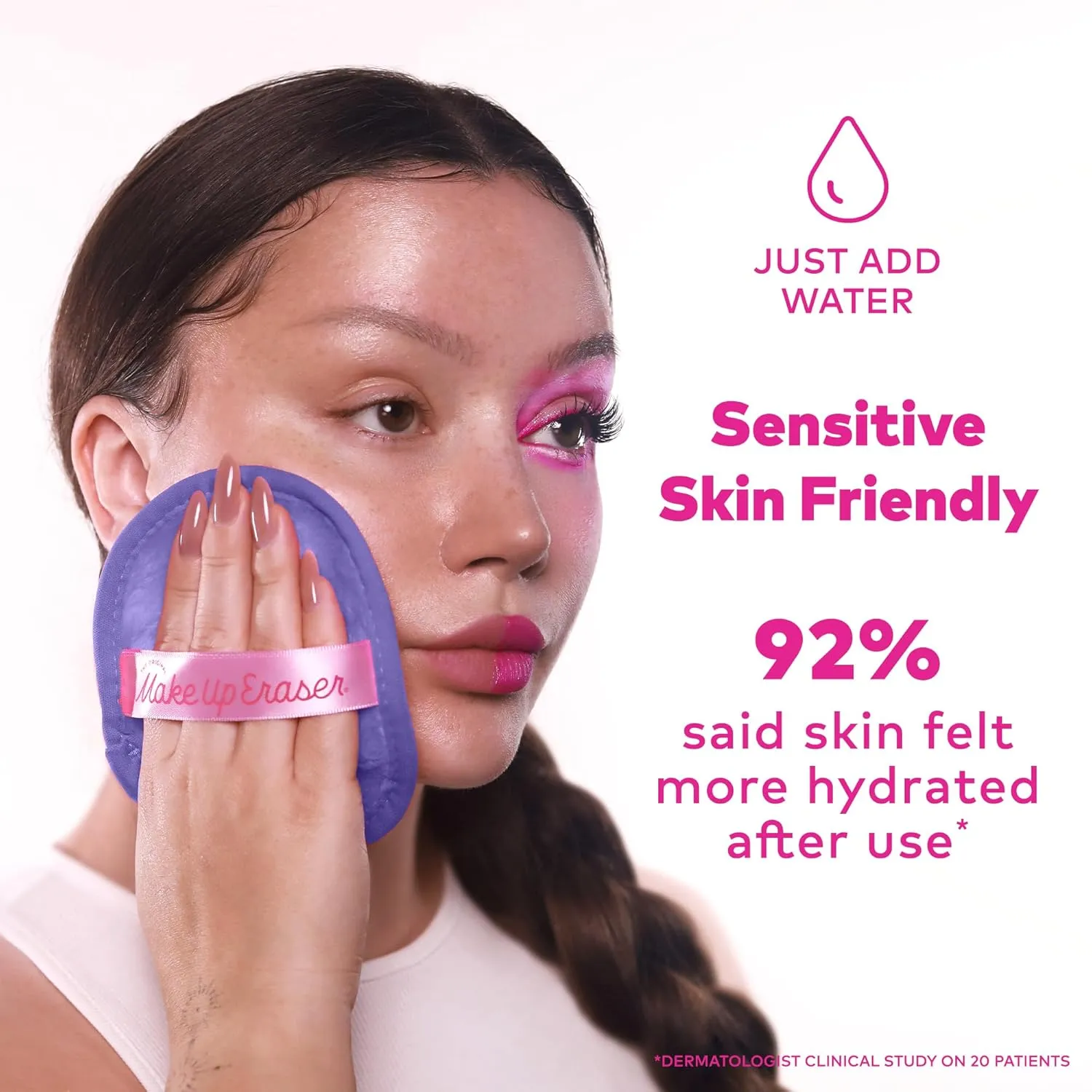 7-Day Set, Erase All Makeup with Just Water, Including Waterproof Mascara, Eyeliner, Foundation, Lipstick, Sunscreen, and More! 7ct