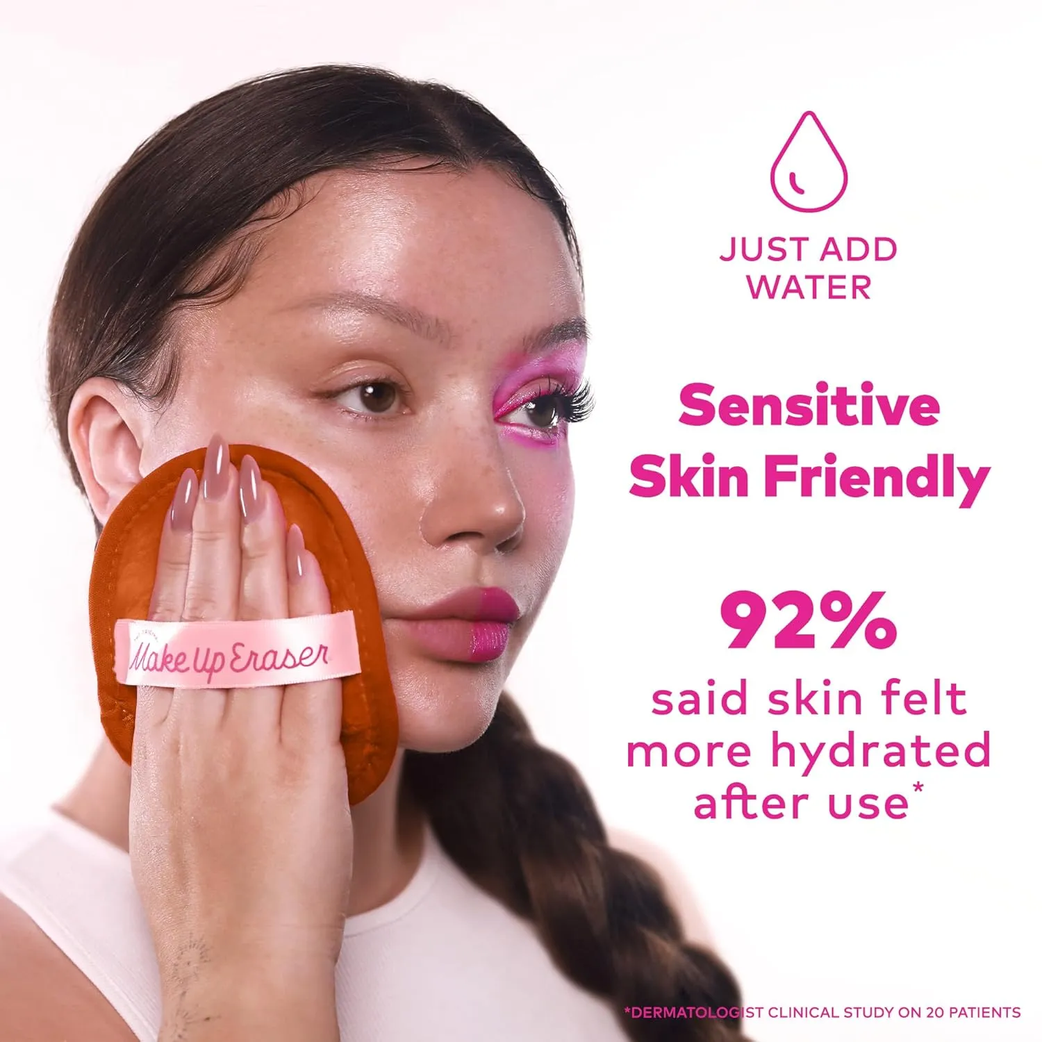 7-Day Set, Erase All Makeup with Just Water, Including Waterproof Mascara, Eyeliner, Foundation, Lipstick, Sunscreen, and More! 7ct