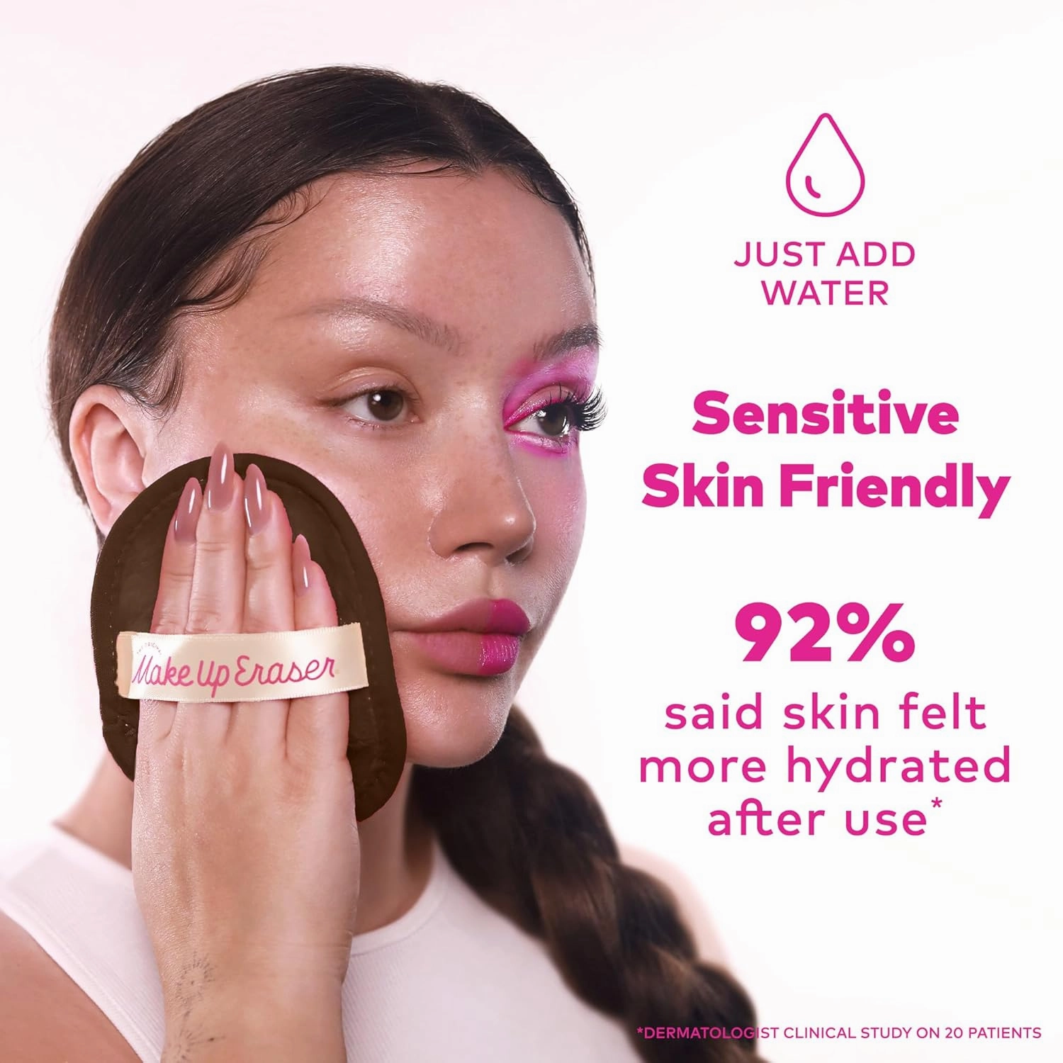 7-Day Set, Erase All Makeup with Just Water, Including Waterproof Mascara, Eyeliner, Foundation, Lipstick, Sunscreen, and More! 7ct