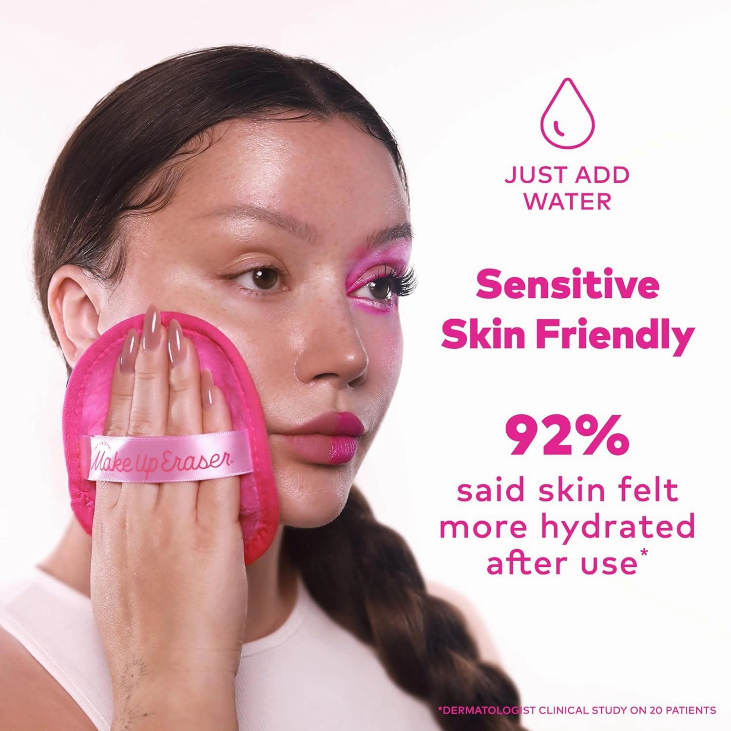 7-Day Set, Erase All Makeup with Just Water, Including Waterproof Mascara, Eyeliner, Foundation, Lipstick, Sunscreen, and More! 7ct