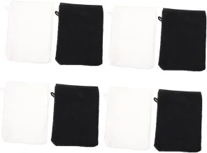 8pcs Cleansing Makeup Remover Gloves Soft Exfoliating Face Washing Mitts for Women Comfortable Breathable for Daily Use Includes Gloves