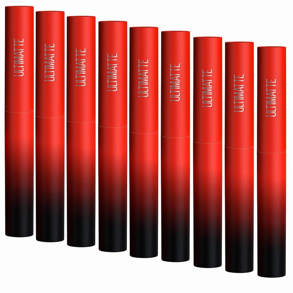 9x Maybelline Color Sensational Ultimatte Matte Slim Lipstick 299 More Scarlet
