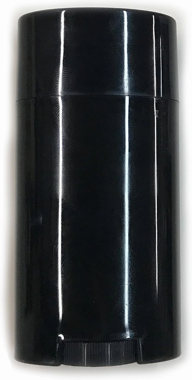 (25) DMtse Deodorant Containers, New & Empty; Pack of 25 (Black)