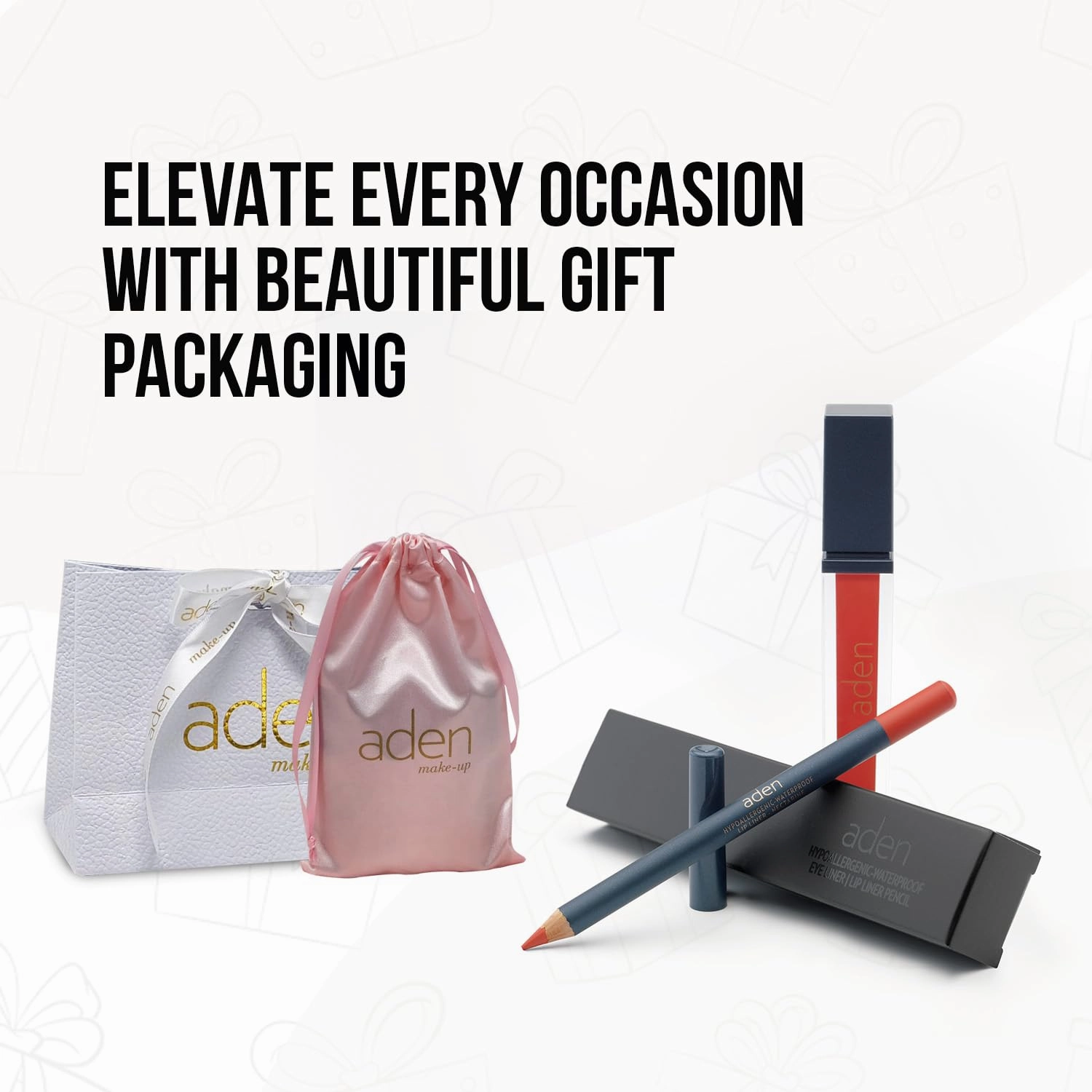 aden - 2 in 1 - Matte Liquid Lipstick & Lip Liner Set - 7ML - Non-Smudge & Quick Drying - Highly Pigmented - Long Duration with Hydration - Made in Italy (21 Coral)