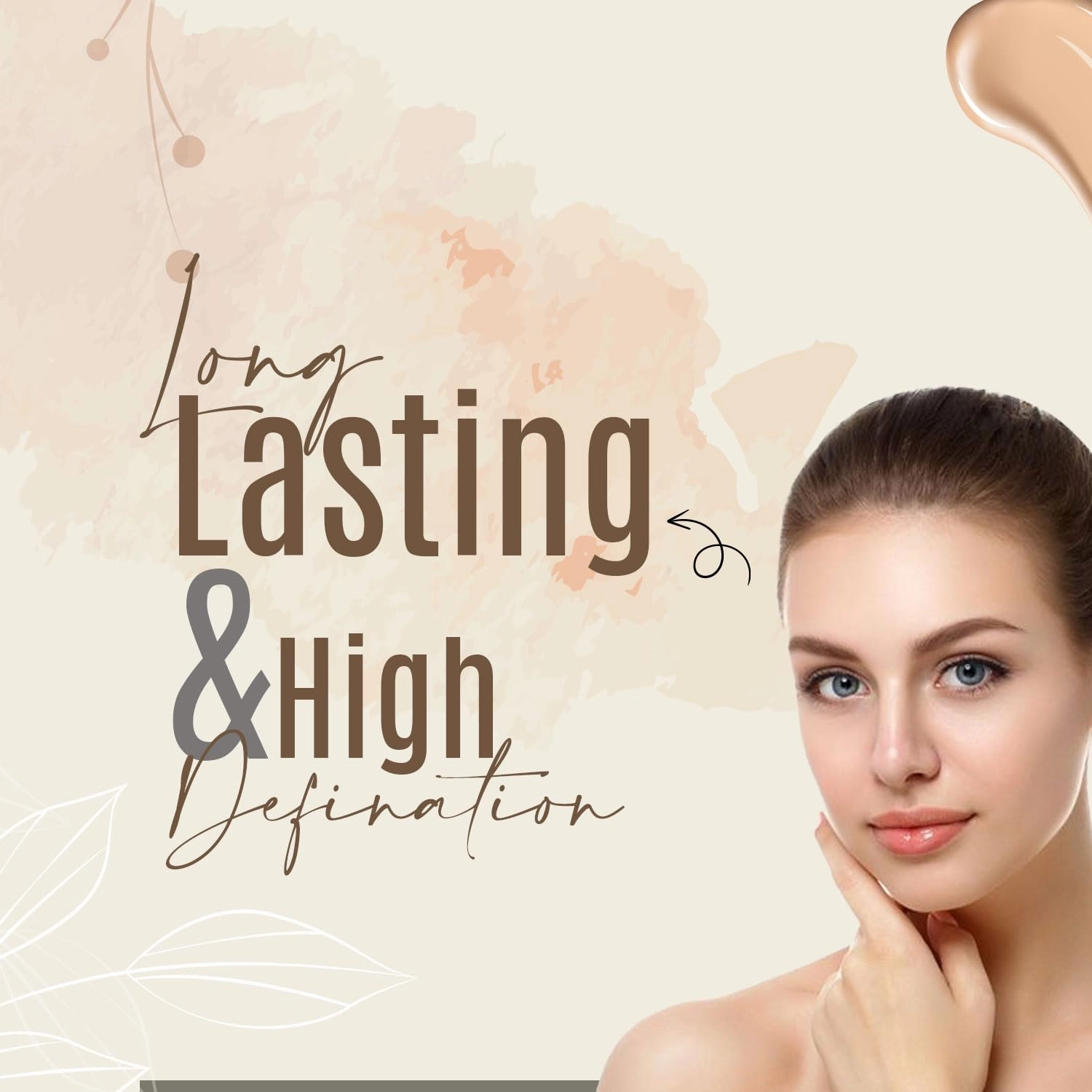 aden Fluid Foundation – 20ml – Sweat & Water Proof Full Coverage Foundation – Long lasting & High-Definition – No Fragrance & Sunscreen (04 Natural)