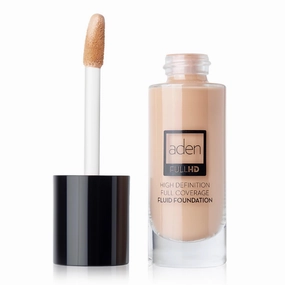 aden Fluid Foundation – 20ml – Sweat & Water Proof Full Coverage Foundation – Long lasting & high-definition – No Fragrance & Sunscreen (05 Honey)