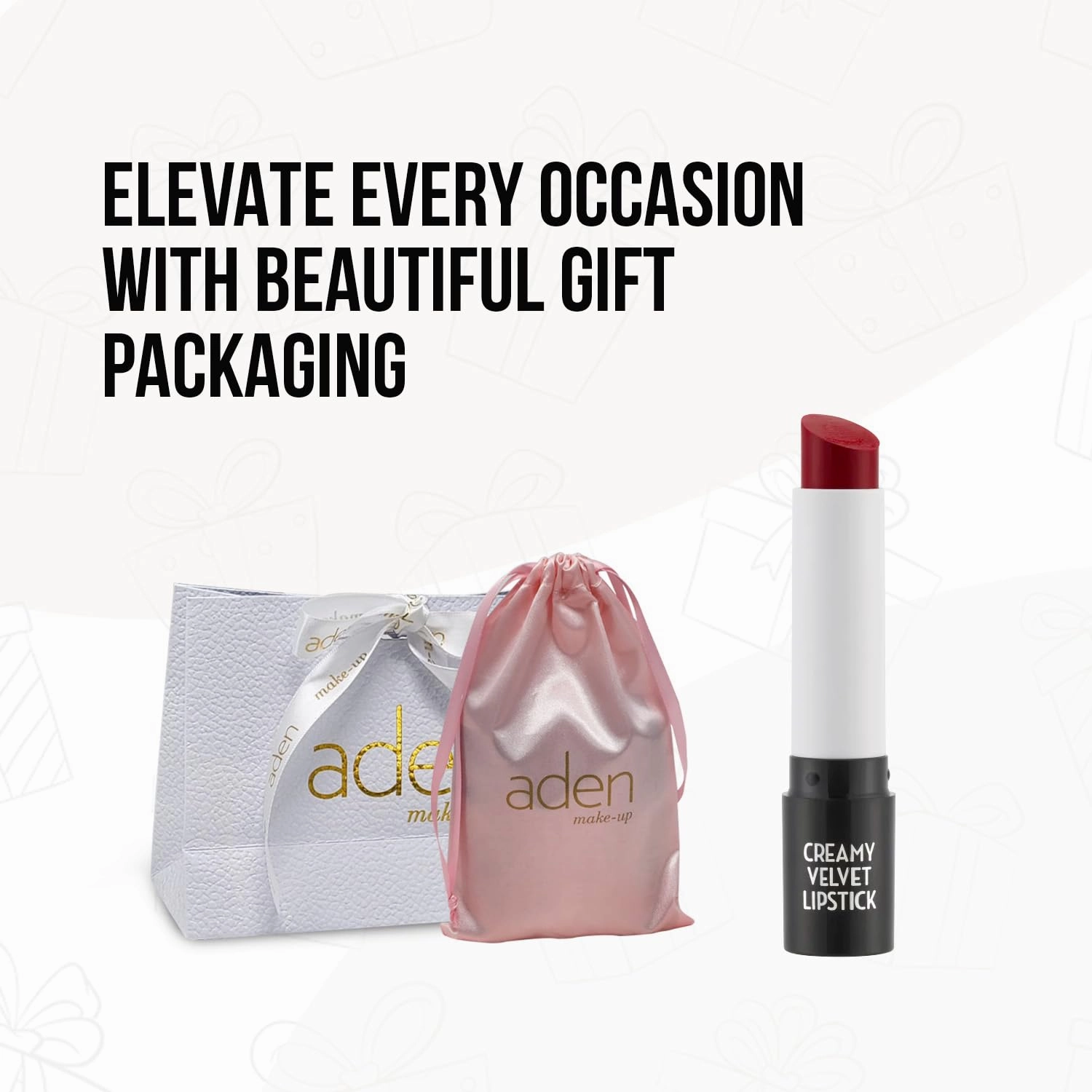 aden Velvet lipstick – Highly Pigmented – Durable & Hydrating – Creamy & Smooth (04 Nude Touch)