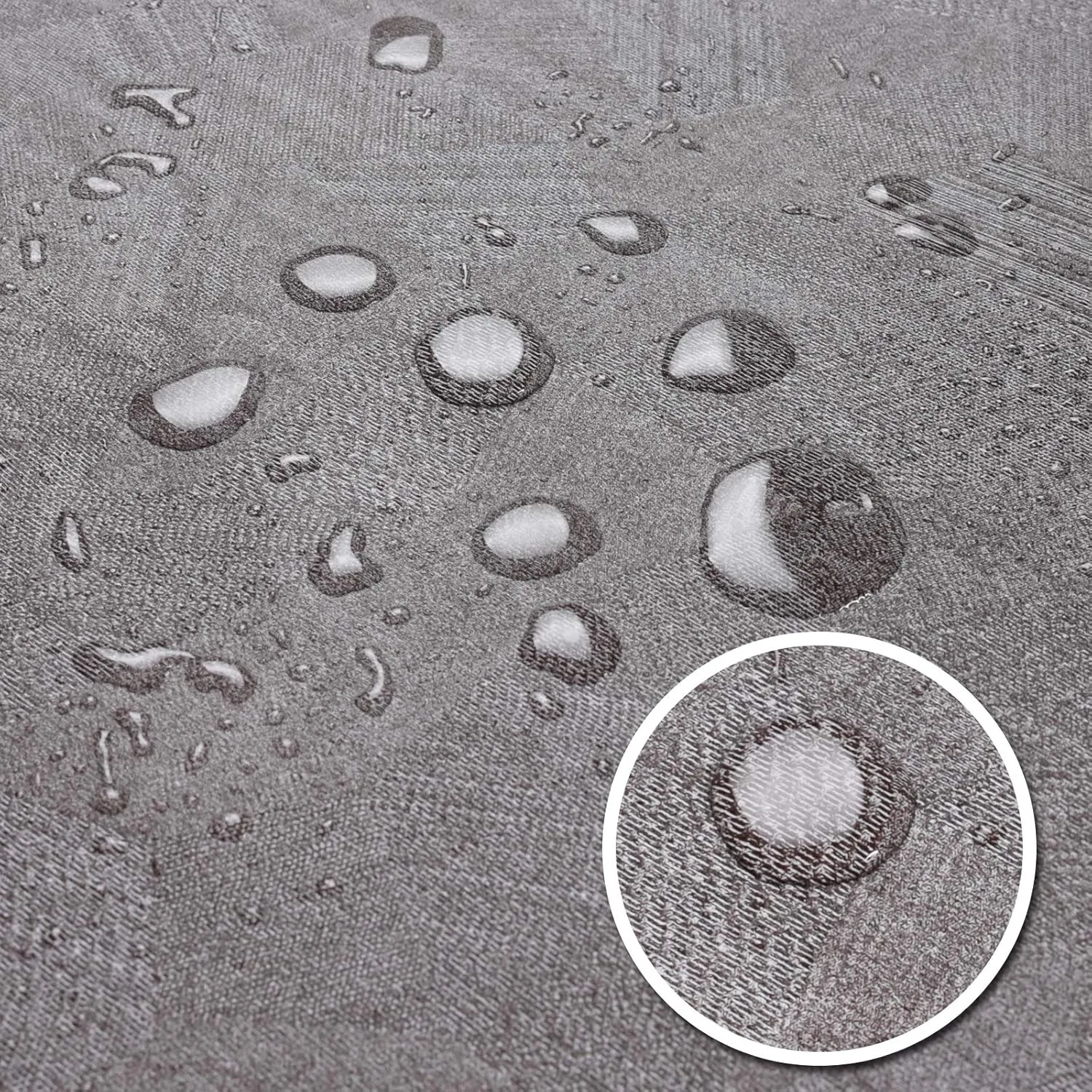 AIRCOWRIE Waterproof Vinyl Tablecloths, Heavy Duty Oil Proof Spill Proof Plastic Table Cloth, Wipe Clean PVC Table Cover for Spring Indoor and Outdoor Use (Brown, 54”×108”, Rectangle)