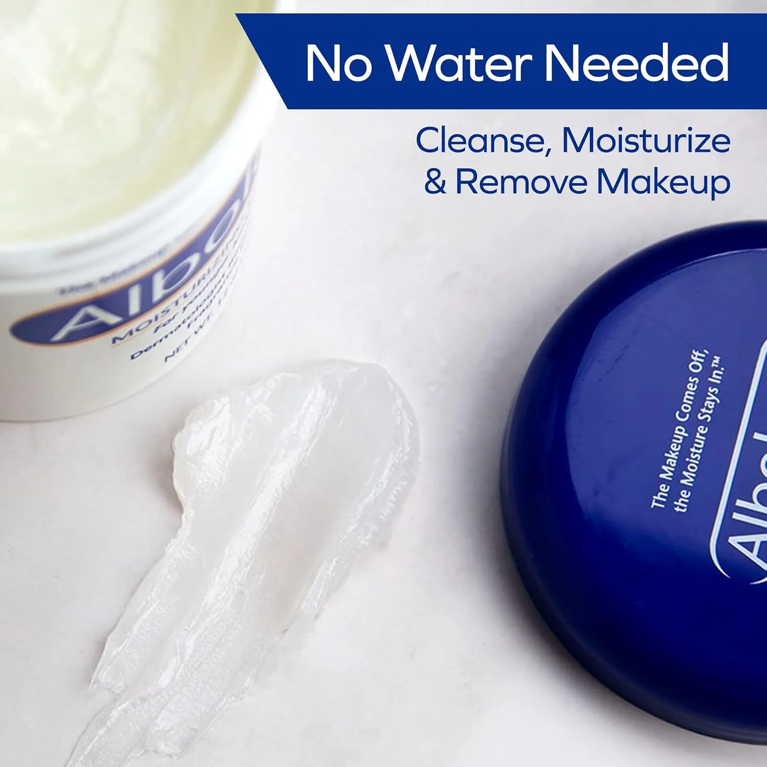 Albolene Face Moisturizer and Makeup Remover, Facial Cleanser and Cleansing Balm, Fragrance Free Cream, (12 oz, 2 Pack)