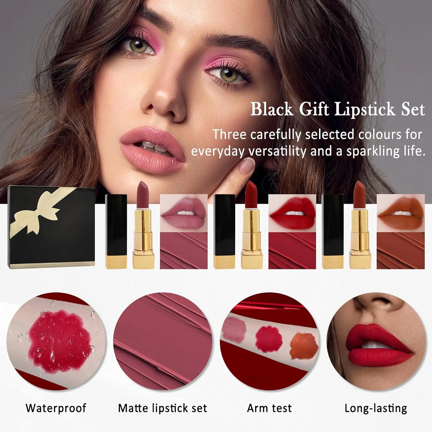 All in One Makeup Kit for Women Full Kit,Travel Makeup Kit for Teens,Makeup Gift Set with Everything,Foundation Eyeshadow Lipstick Eyebrow Blush Powder,Mother's Day Make Up Gift Set for Women-D
