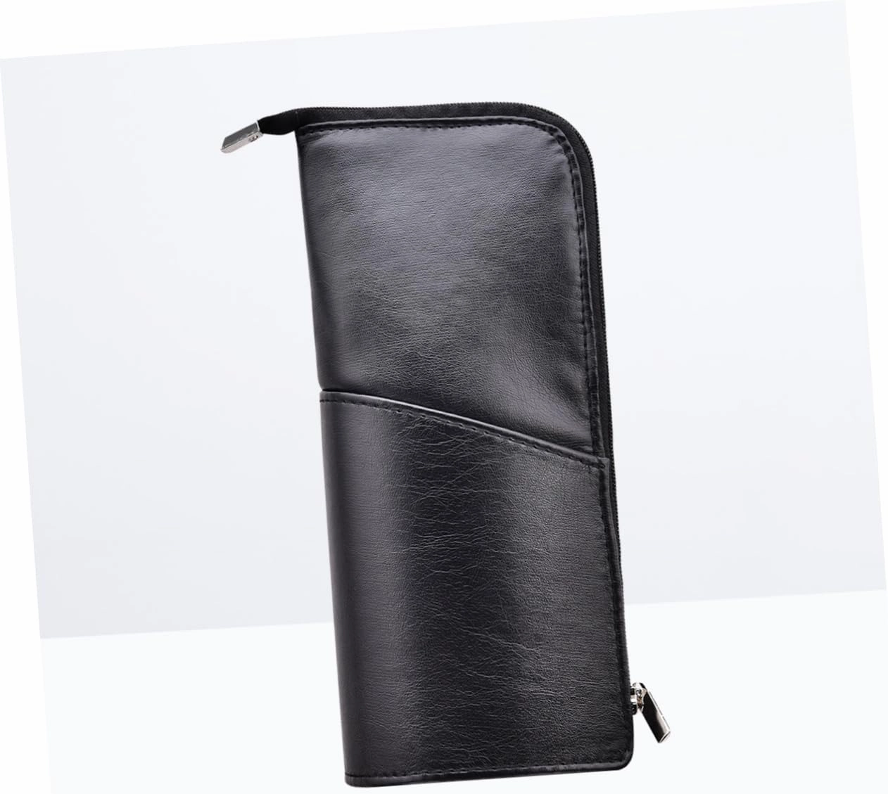 Angoily 2pcs Makeup Bag for Travel Woman Makeup Bag Cosmetic Brush Pouch Makeup Brush Purse Portable, Blackx2pcs, Mx2pcs