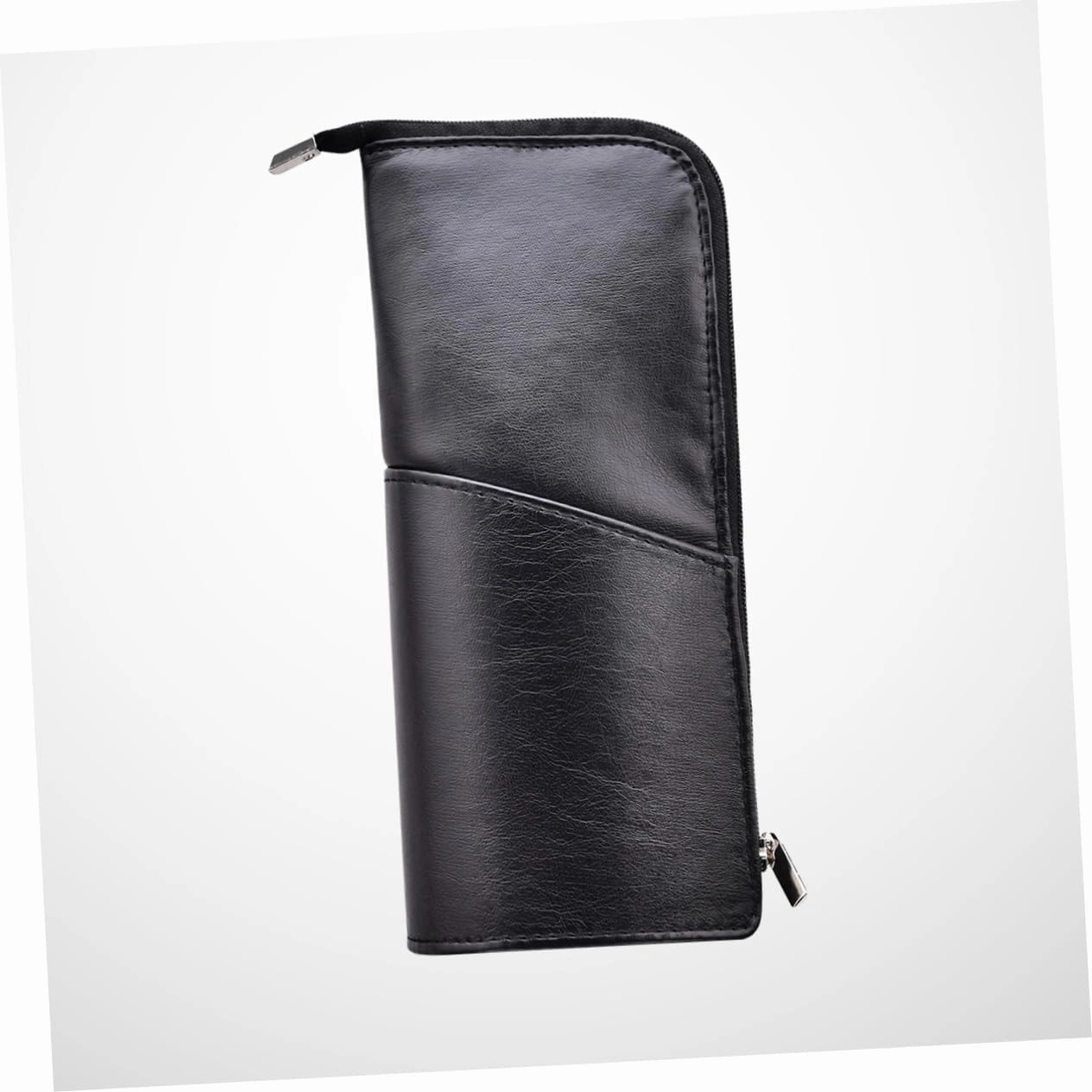 Angoily 2pcs Makeup Bag for Travel Woman Makeup Bag Cosmetic Brush Pouch Makeup Brush Purse Portable, Blackx2pcs, Mx2pcs