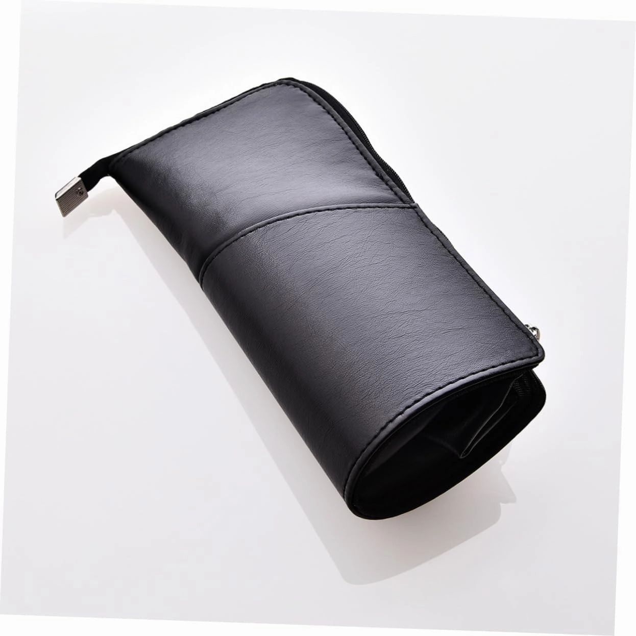 Angoily 2pcs Makeup Bag for Travel Woman Makeup Bag Cosmetic Brush Pouch Makeup Brush Purse Portable, Blackx2pcs, Mx2pcs