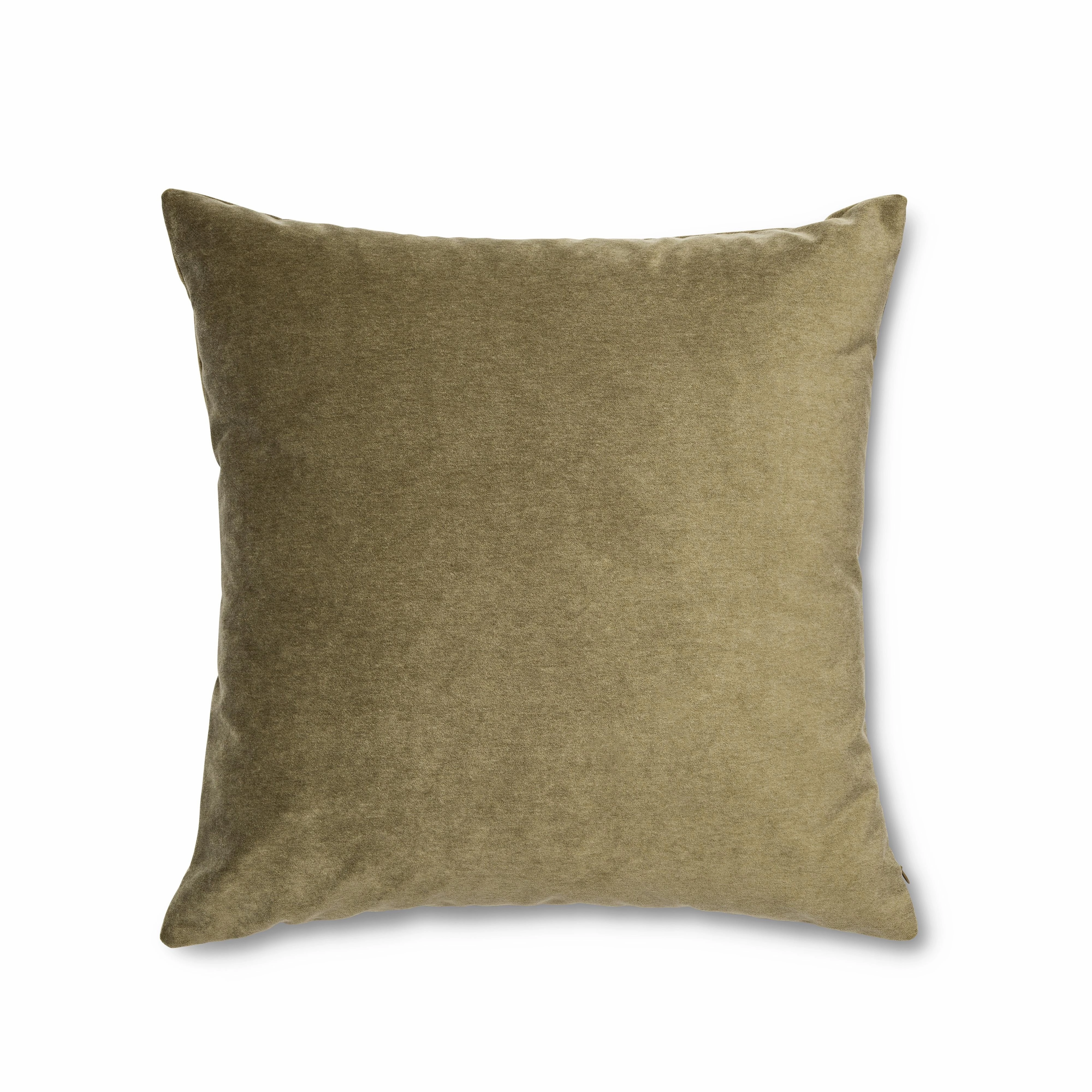 Ann Gish Khaki 20X20 Fresco Velvet Pillow