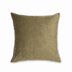 Ann Gish Khaki 20X20 Fresco Velvet Pillow
