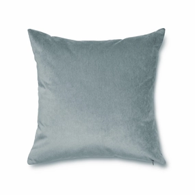 Ann Gish Naples Blue Euro Fresco Velvet Sham