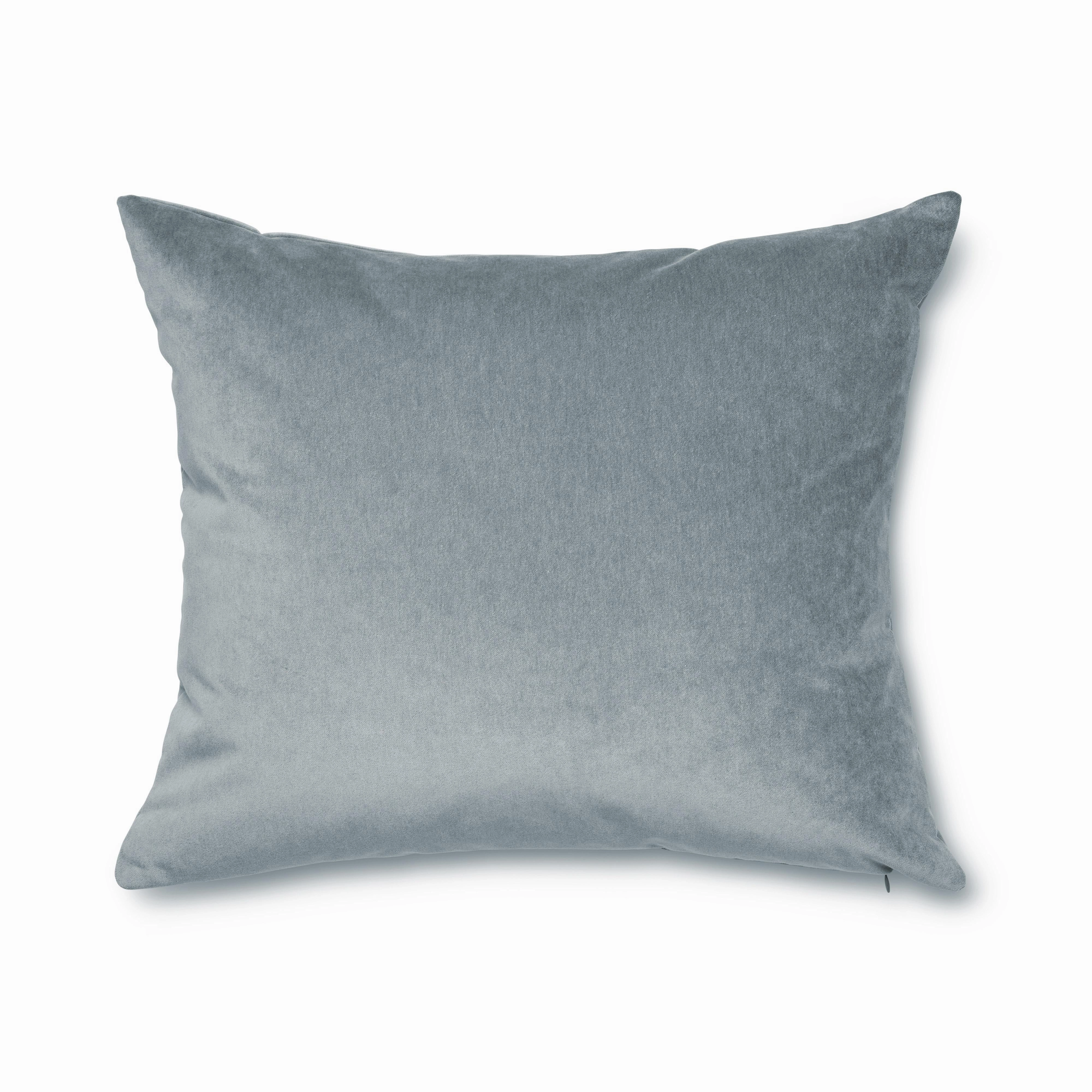 Ann Gish Naples Blue Standard Fresco Velvet Sham