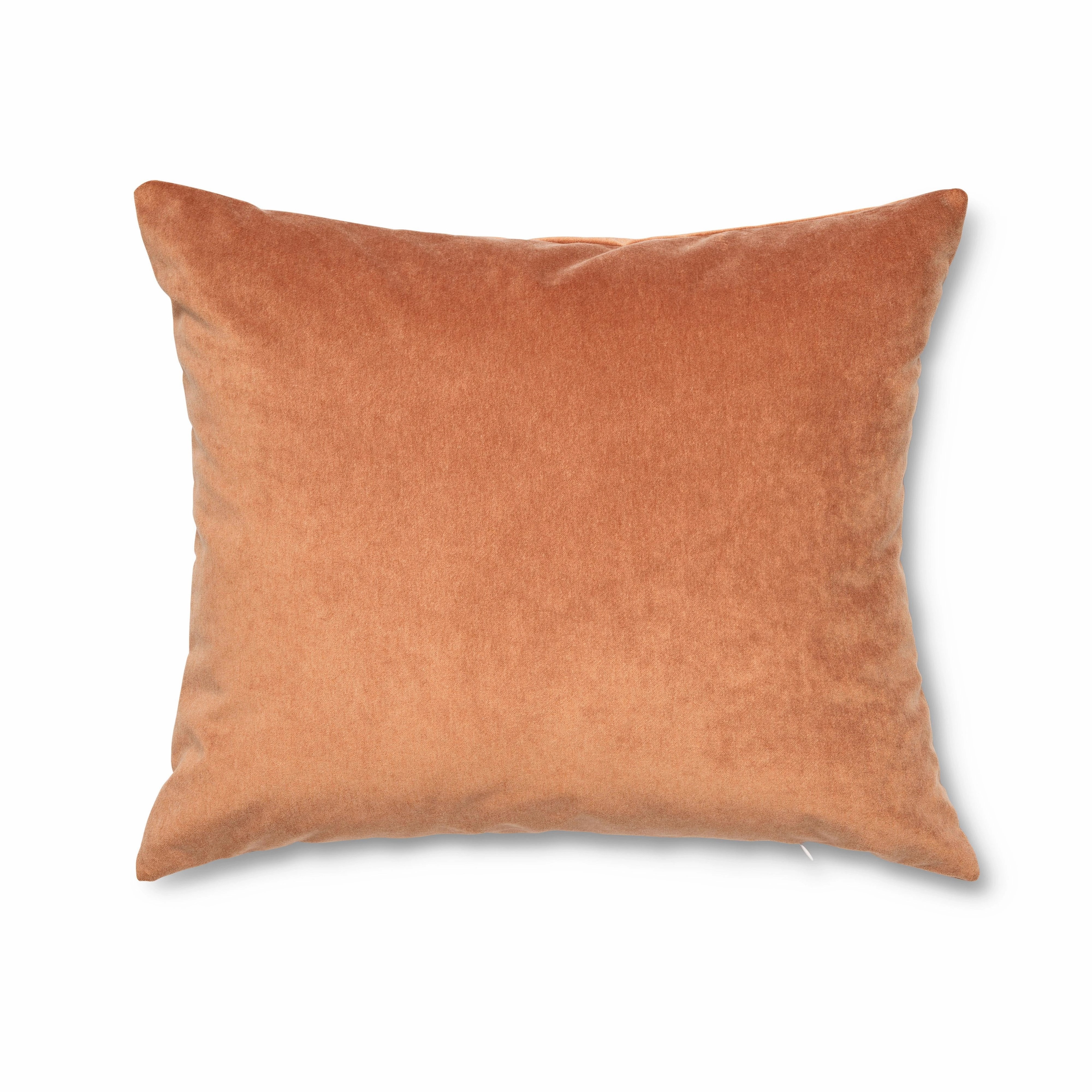 Ann Gish Terra Cotta King Fresco Velvet Sham