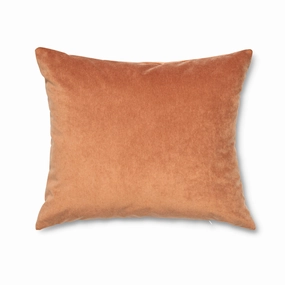 Ann Gish Terra Cotta King Fresco Velvet Sham