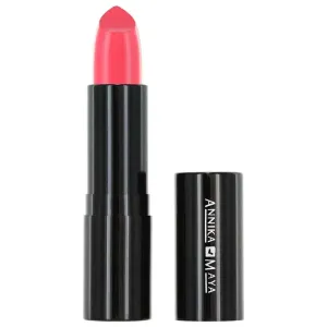 Annika Maya Hydrating Cream Lipstick, Fragrance Free, Made in the USA (Cherished Coral)