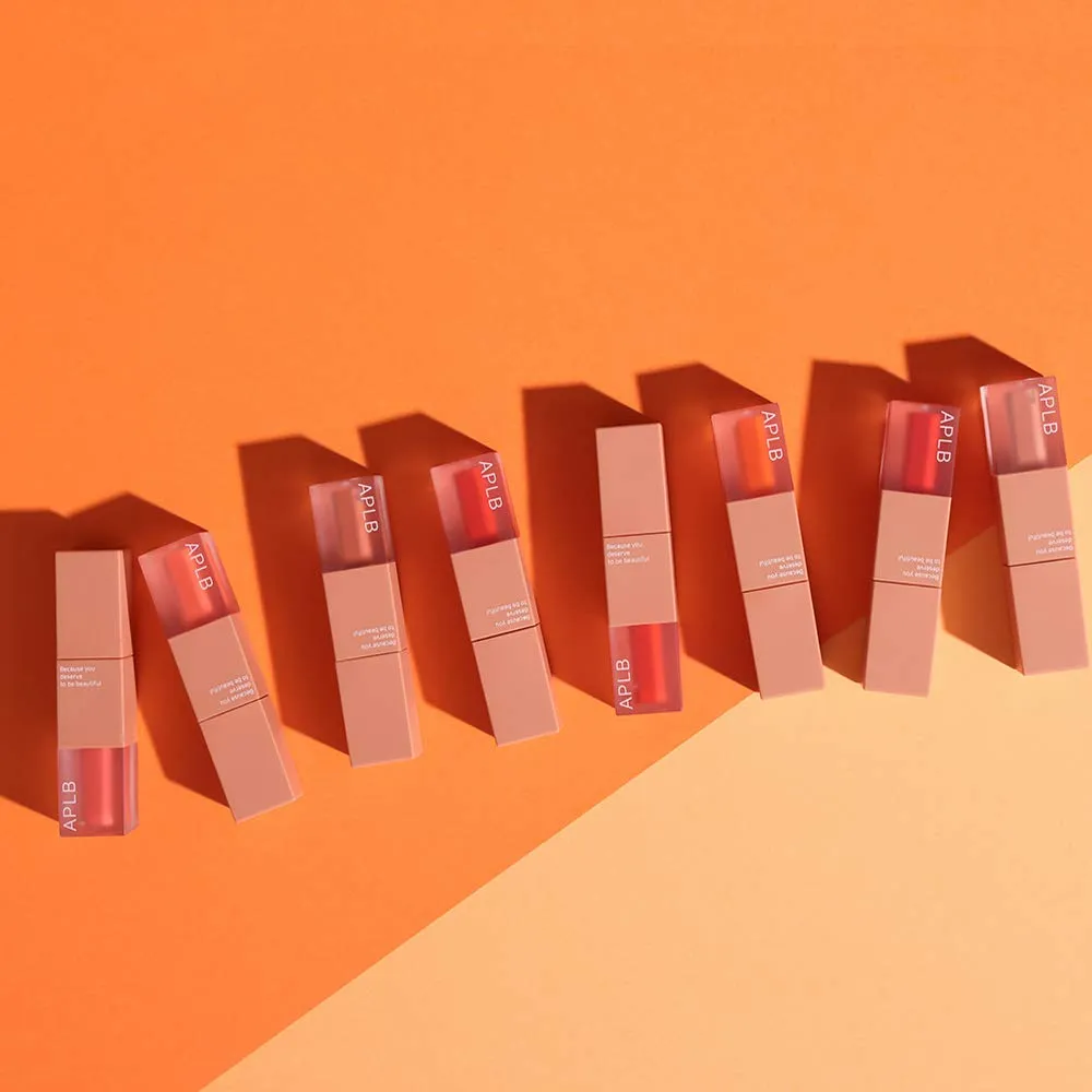 APLB Premium Velvet Lip Tint 0.12oz. | High-Pigmentation, Lightweight, Soft, Moisturizing (#07 CREAMY)