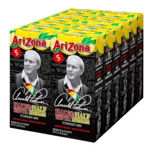 AriZona Arnold Palmer Half Lemonade Half Iced Tea Mix, 2 QT Packets (Pack of 12), Low Calorie Single Serving Drink Powder Packets, Just Add Water for Deliciously Refreshing Iced Tea Beverage