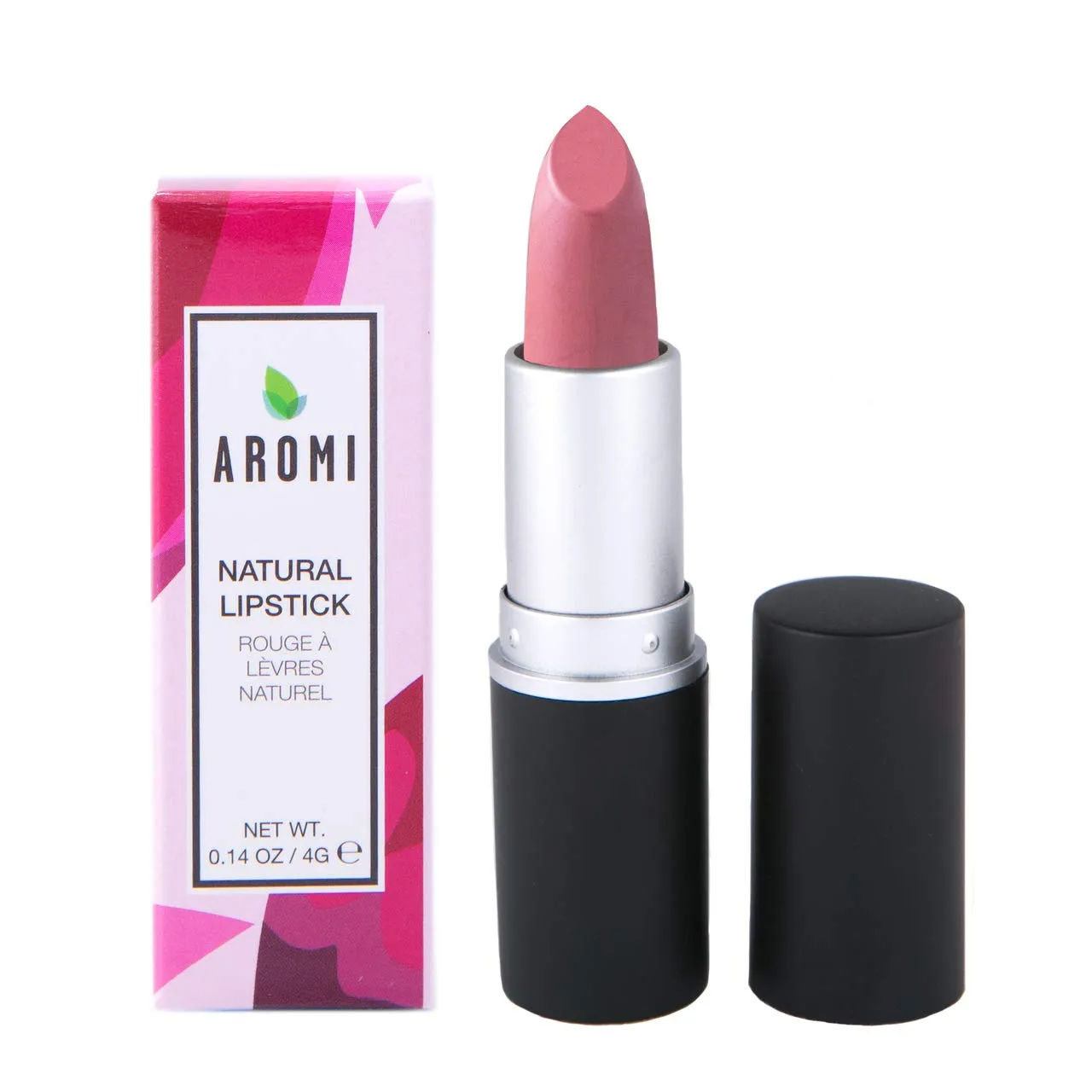 Aromi Berry Nice Natural Lipstick | Vegan, Cruelty-Free, Moisturizing, Cream Finish