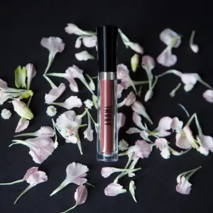 Aromi Chocolate Brown Liquid Lipstick | Dark Brown Nude Lip Color, Vegan and Cruelty-free, Long-lasting, Waterproof, Handmade (Magnetic Mahogany)