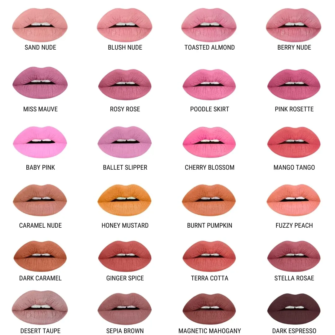Aromi Peach Matte Liquid Lipstick | Peachy Nude Lip Color, Pink Caramel, Vegan, Cruelty-free, Long-Lasting, Handmade (Fuzzy Peach)