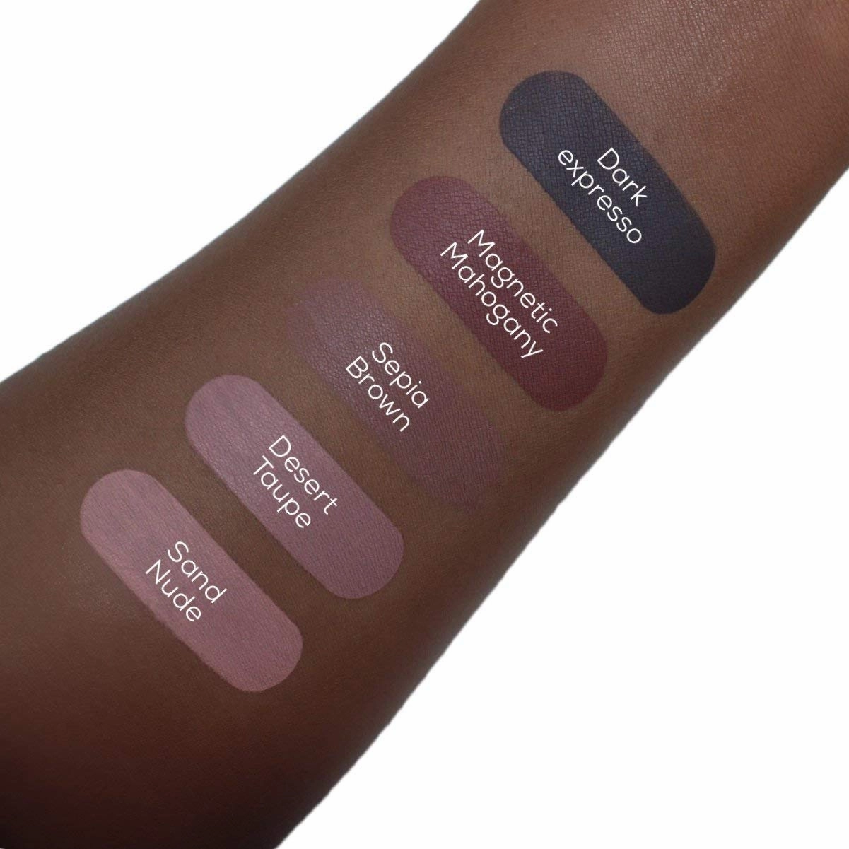 Aromi Chocolate Brown Liquid Lipstick | Dark Brown Nude Lip Color, Vegan and Cruelty-free, Long-lasting, Waterproof, Handmade (Magnetic Mahogany)